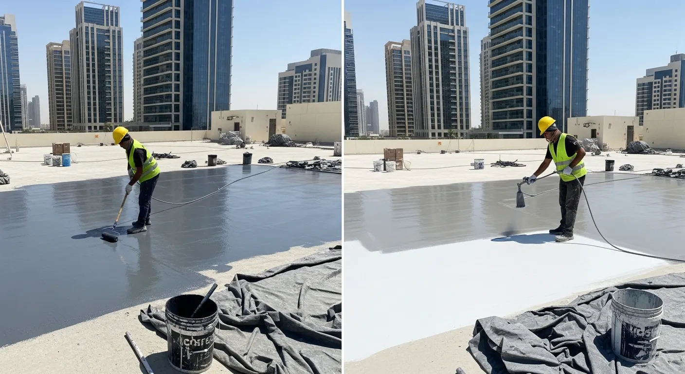 PU Waterproofing vs Acrylic Waterproofing: Which is Better for UAE?