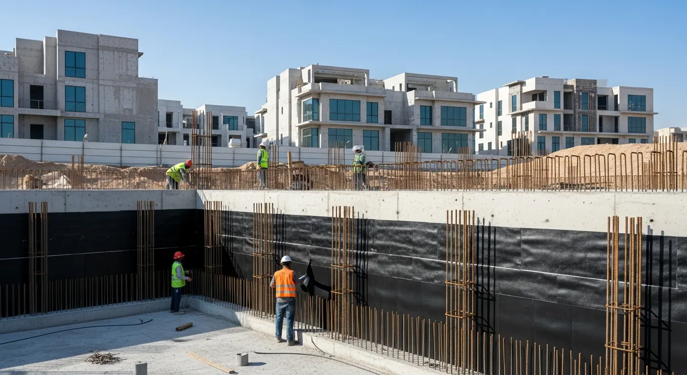 Waterproofing UAE Retaining Walls and Building Foundations