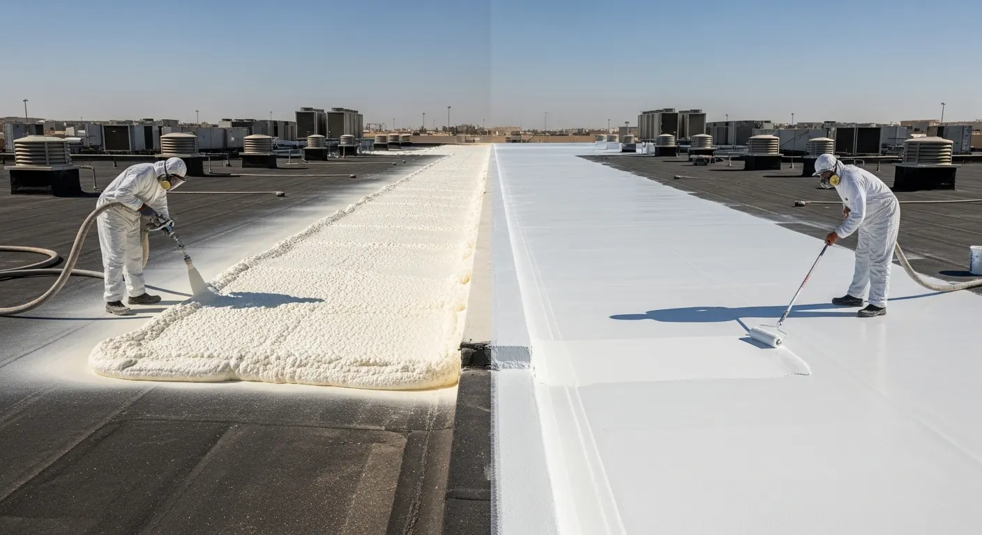 Spray Foam vs Thermal Coating: Which Insulation Is Right for Your UAE Building?