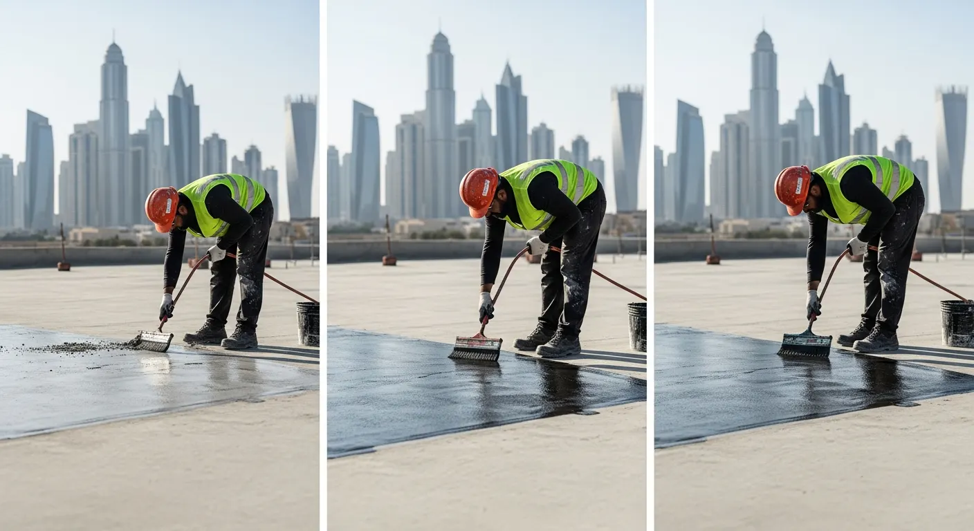 How to Waterproof a Concrete Roof in Dubai: Step-by-Step Guide