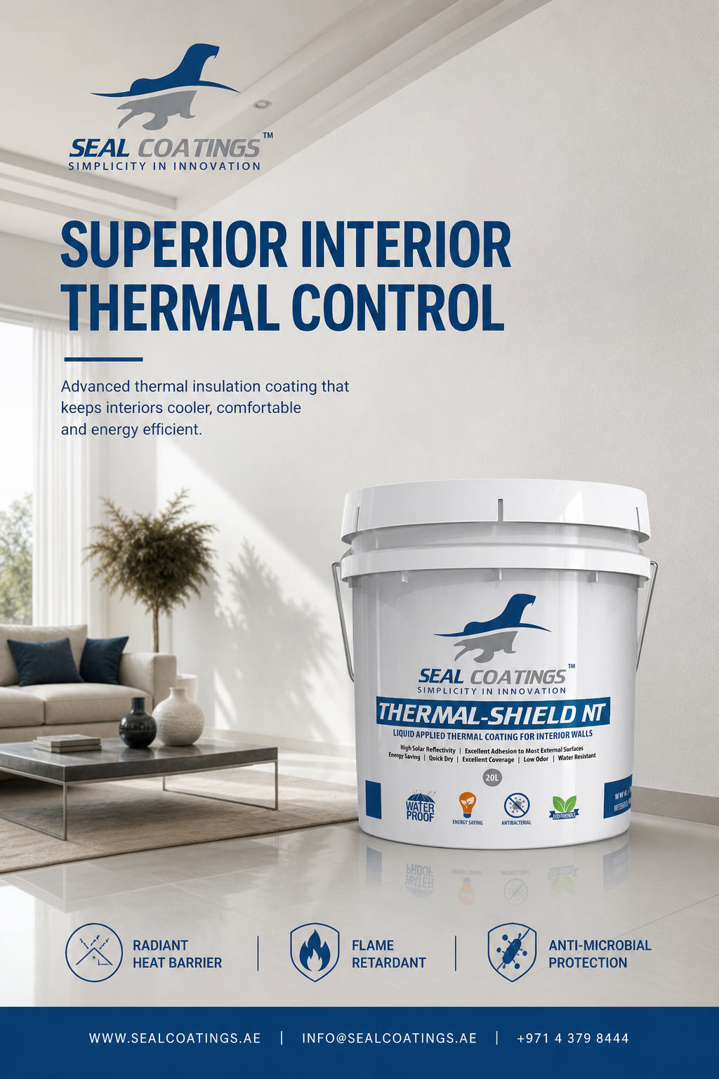 Revolutionizing Indoor Spaces: Thermal Shield NT by Seal Coatings