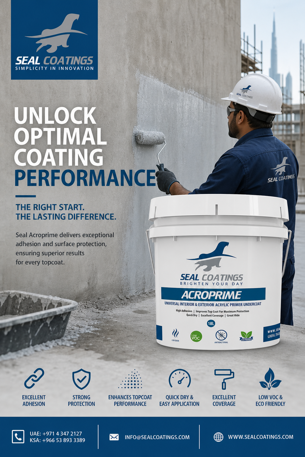 Unlock Optimal Coating Performance with Seal Acroprime Primer