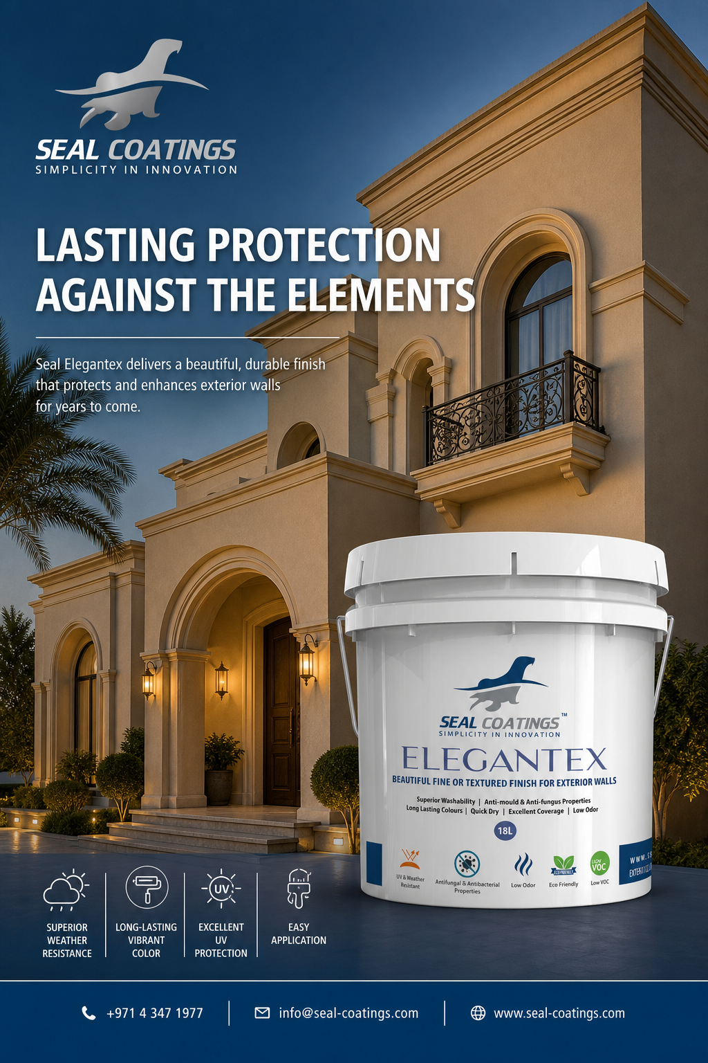 Seal Elegantex: Unmatched Facade Protection for Your Building