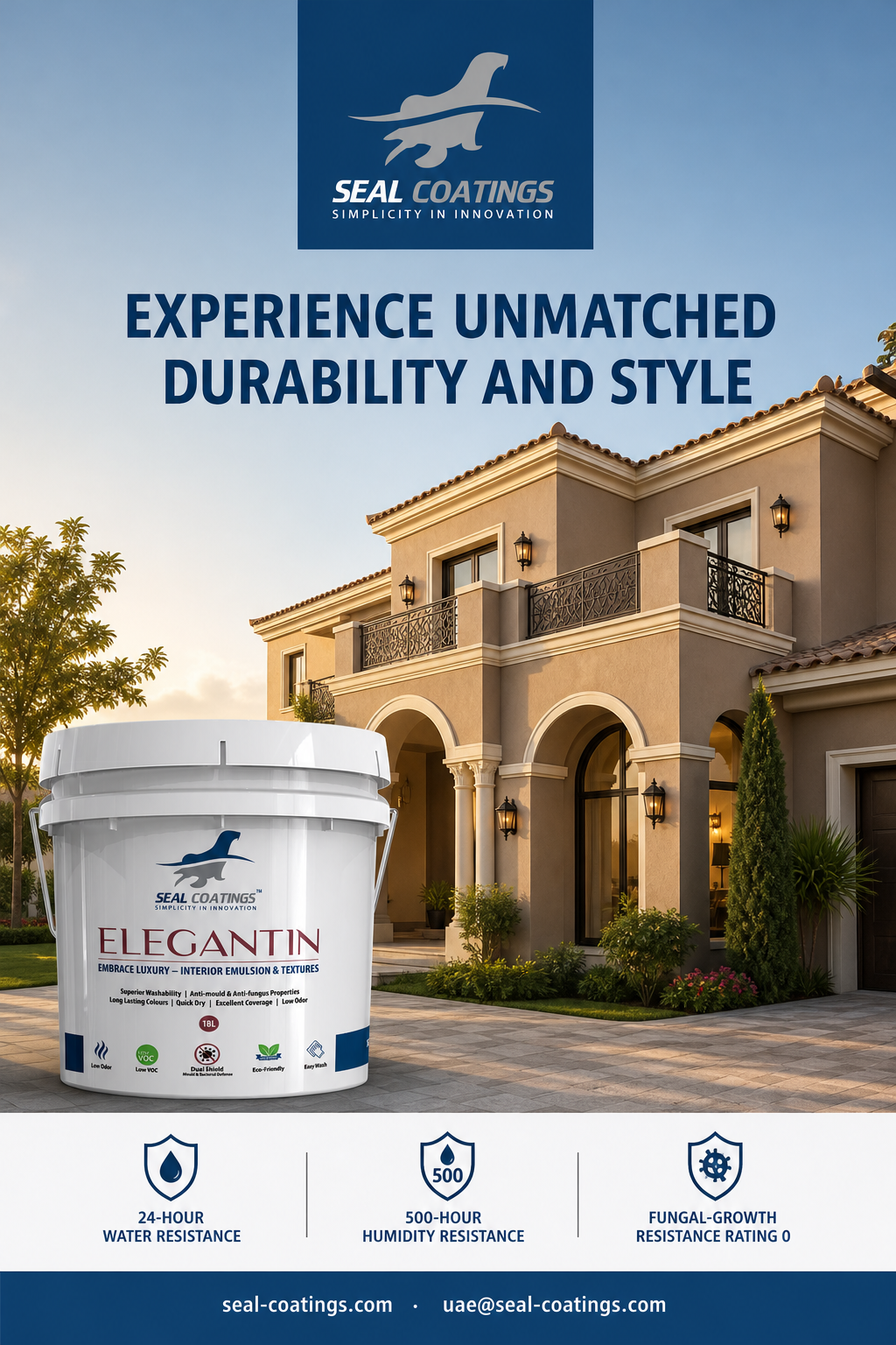 Seal Elegantin Plus: Elevating Exterior Coatings with Durability and Vibrancy