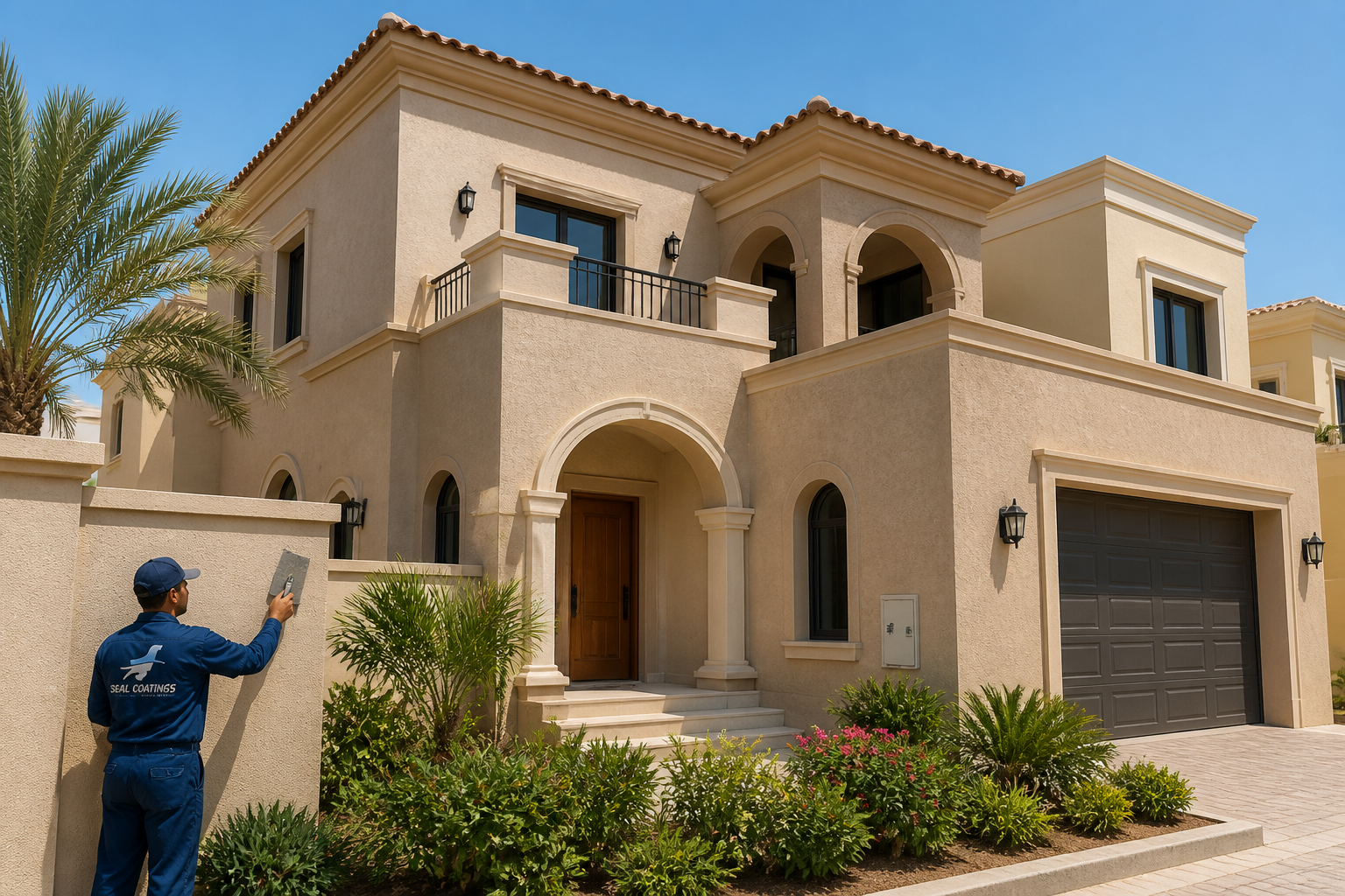 Stucco Finishes for UAE Villa Exteriors: Durability in Harsh Gulf Climate
