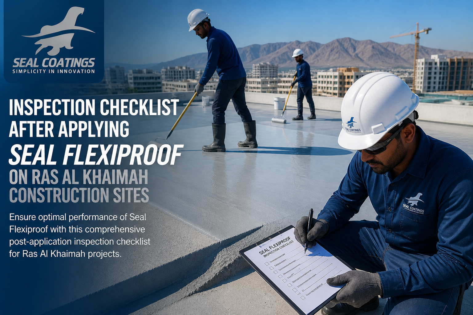 Inspection Checklist After Applying Seal Flexiproof on Ras Al Khaimah Construction Sites
