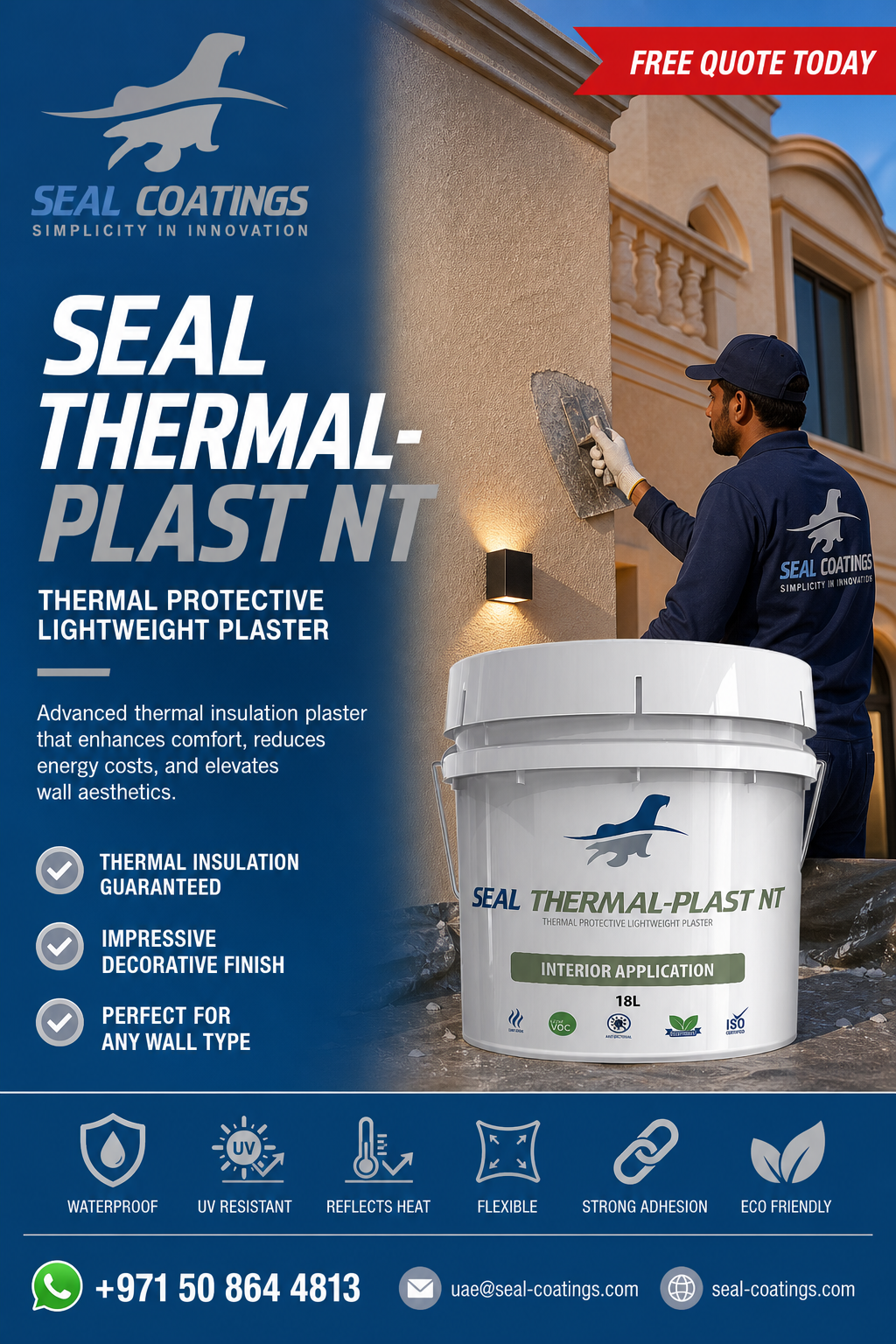 Enhance Your Spaces with Seal Thermal Plast NT: The Ultimate in Insulation and Decorative Finishes