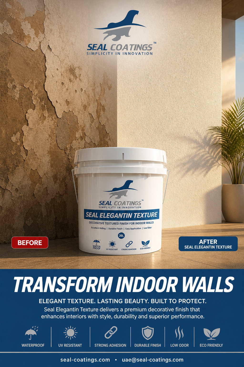 Elevate Your Interiors with Seal Elegantin Texture