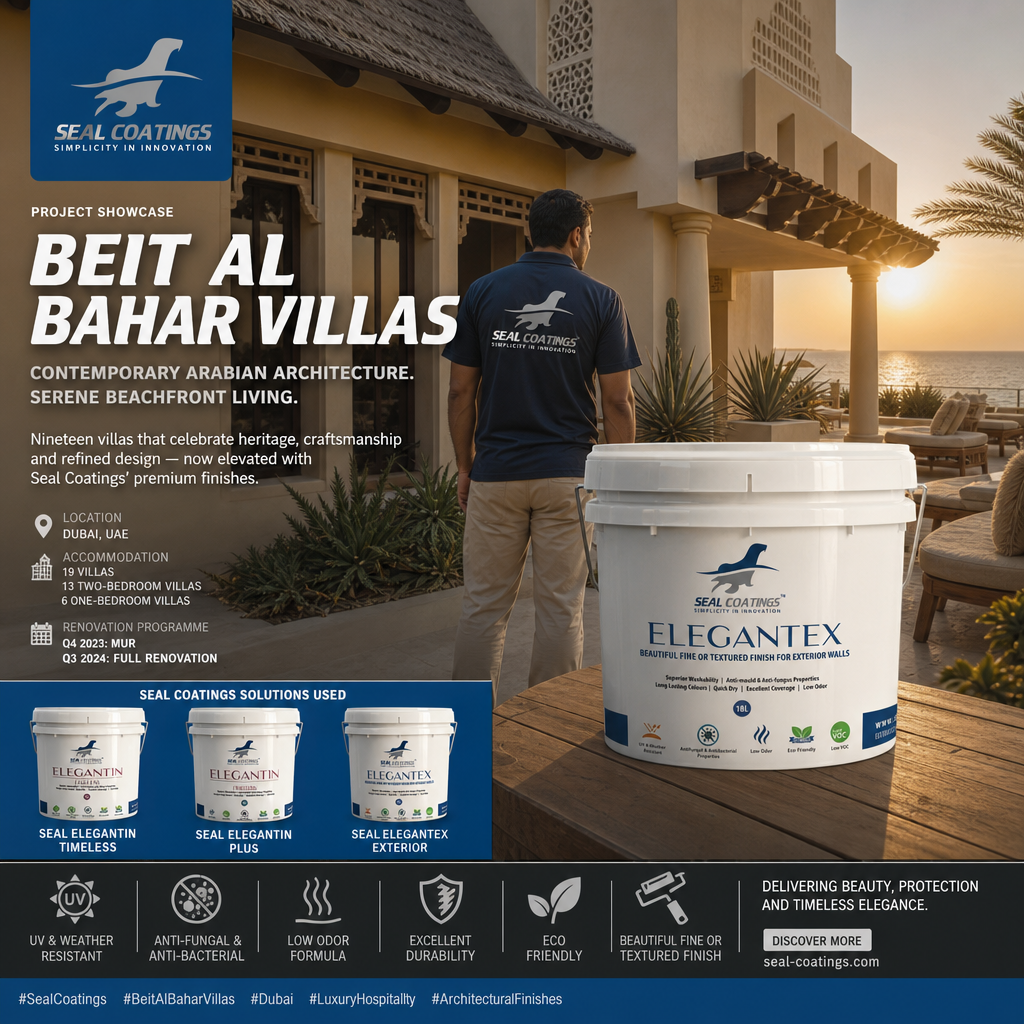 Elevate Your Next Project with Seal Coatings at Beit Al Bahar Villas