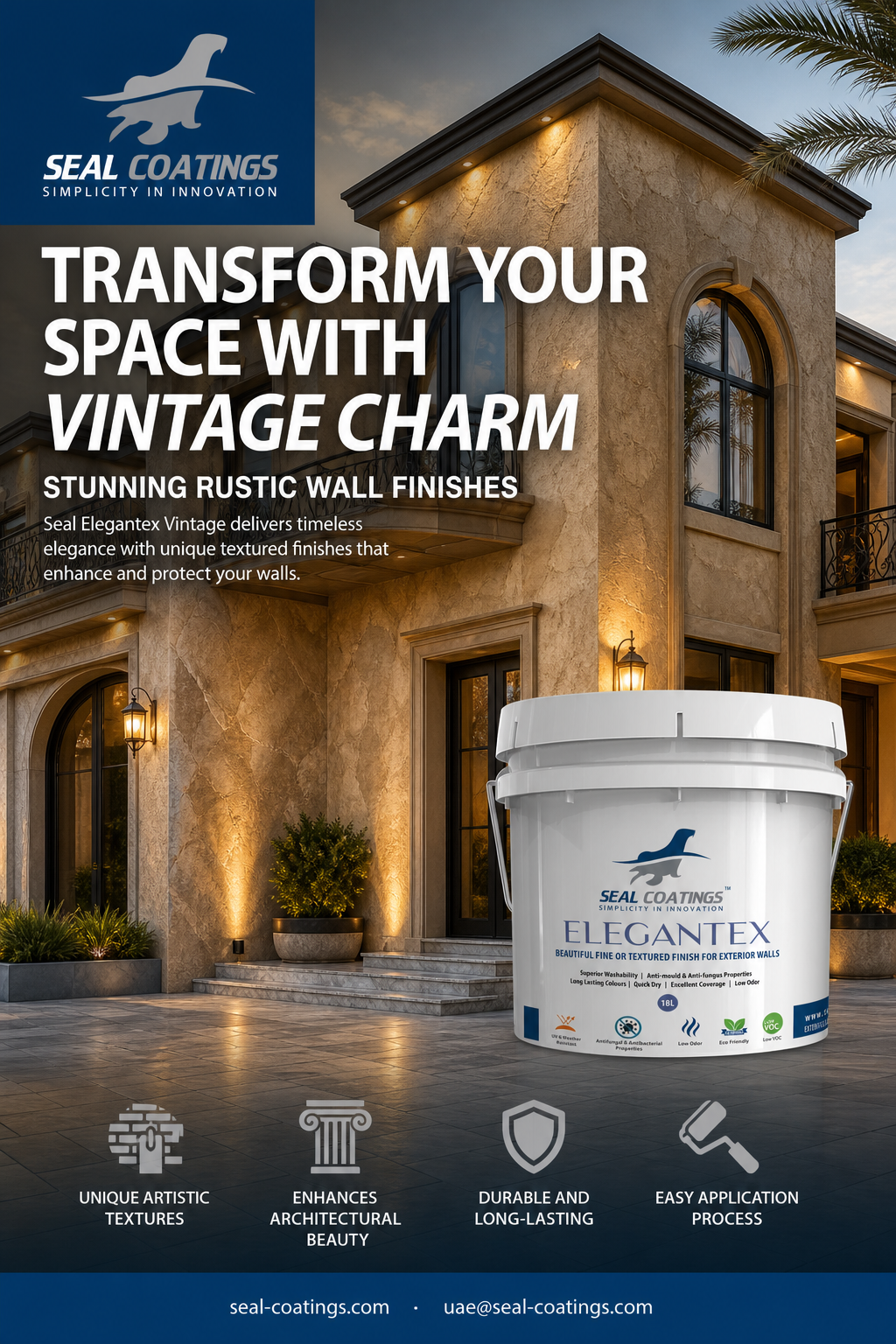 Elevate Building Facades with Seal Elegantex Vintage