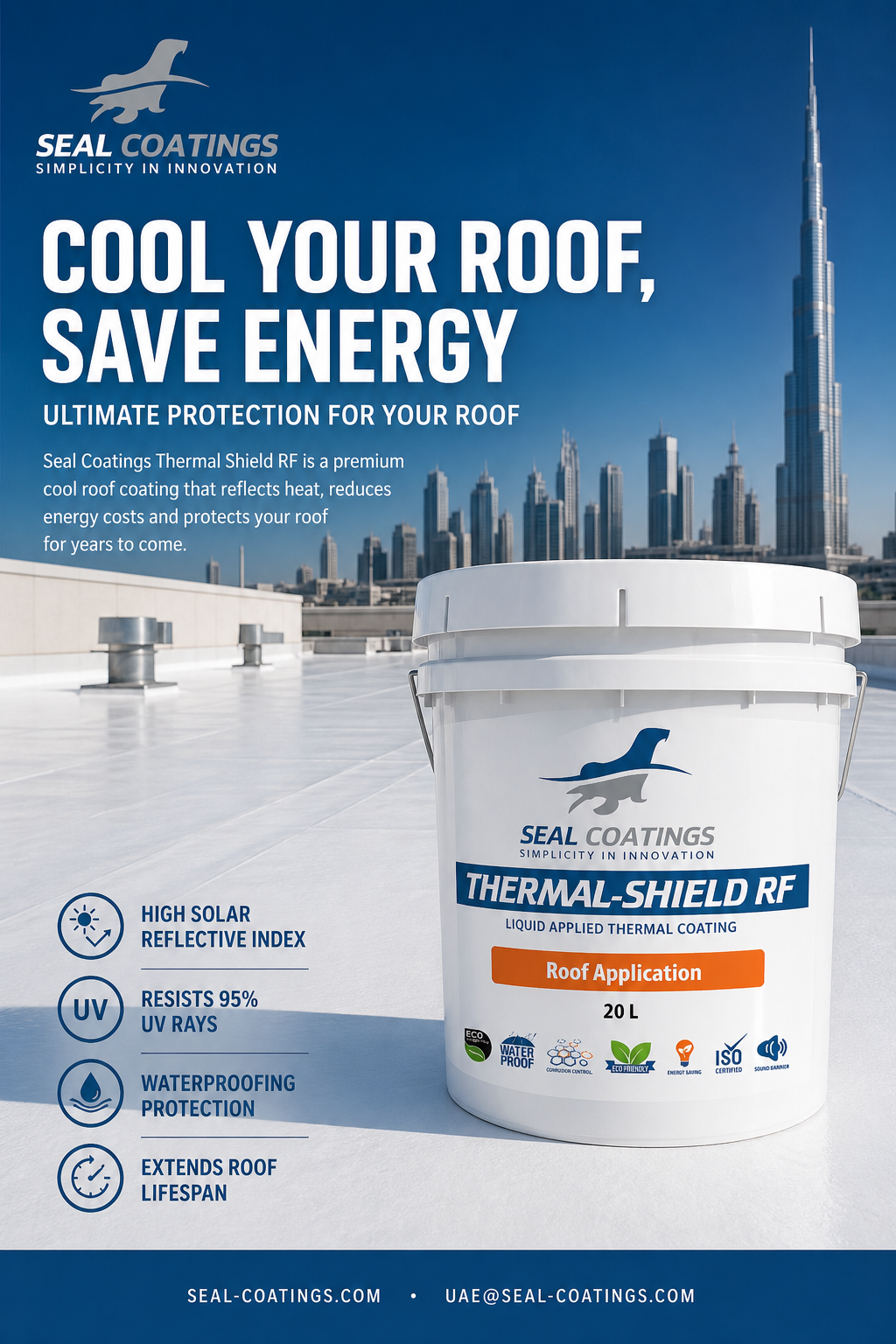 Enhance Roof Efficiency with Seal Coatings' Thermal Shield RF